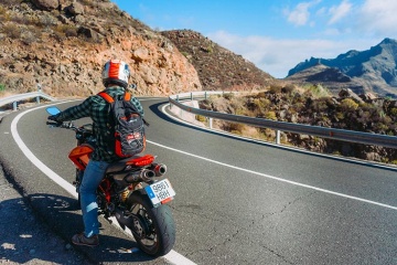 Motorcycle, the Canary islands